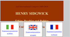 Desktop Screenshot of 2nd-international-congress-catania.henrysidgwick.com.henrysidgwick.com